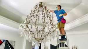 Chandelier Cleaning