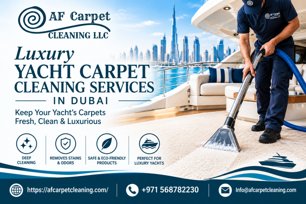 luxury yacht carpet cleaning services in Dubai